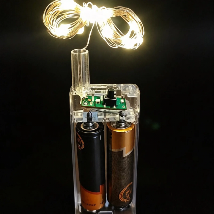 LED Copper Wire String Lights with Battery Box