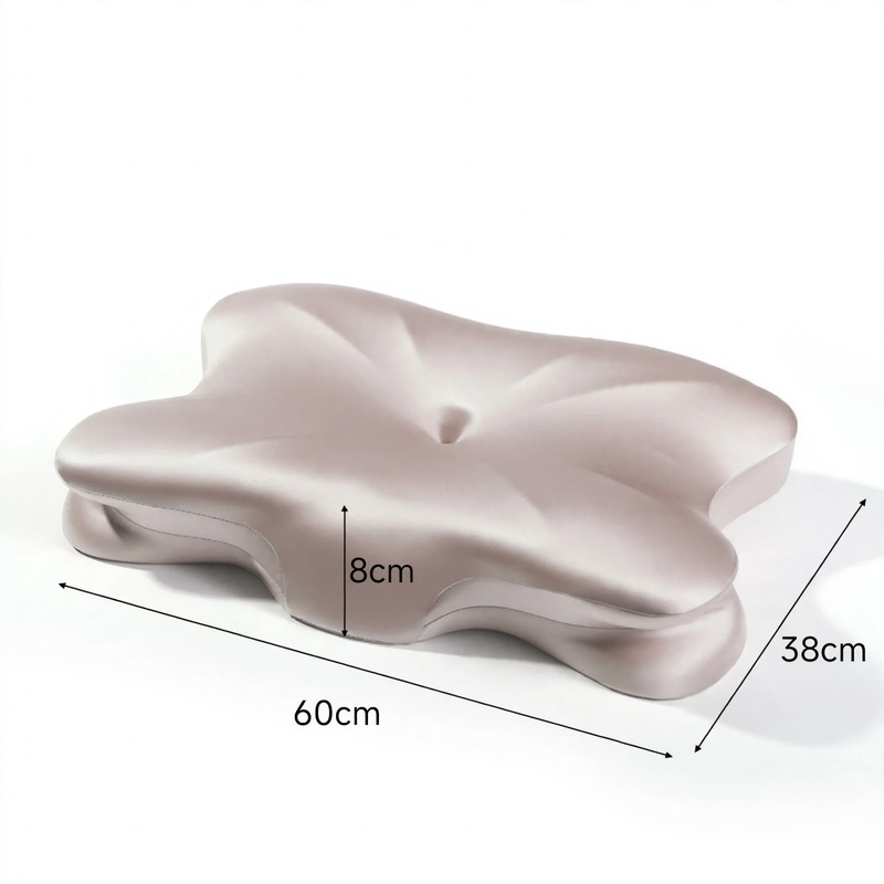 Butterfly-shaped neck support pillow made of memory foam
