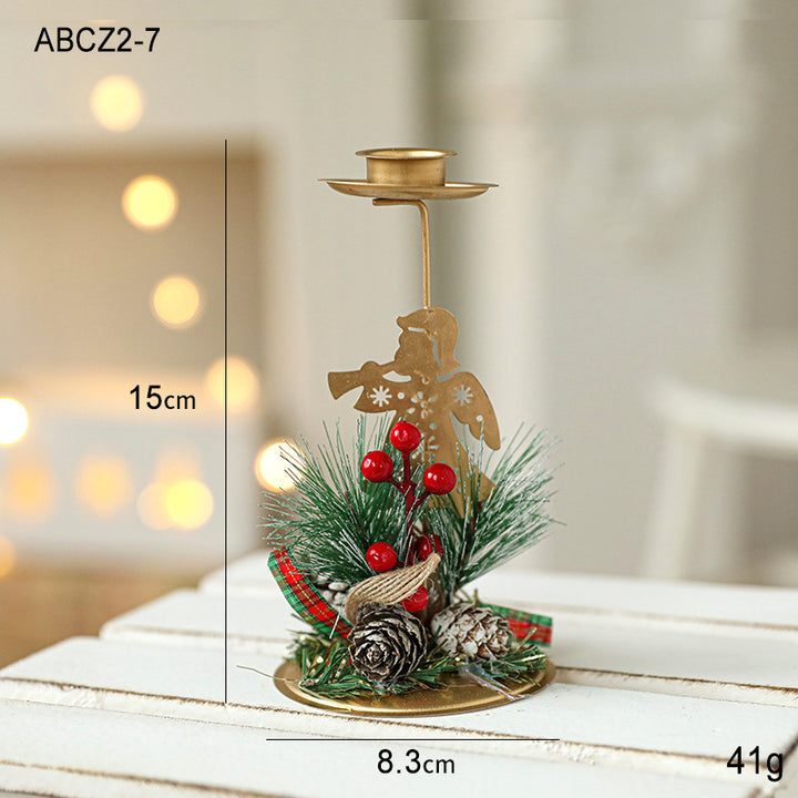 Decorative candle holder made of iron