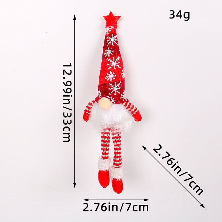 Bright Christmas Elf Figure with Sequins
