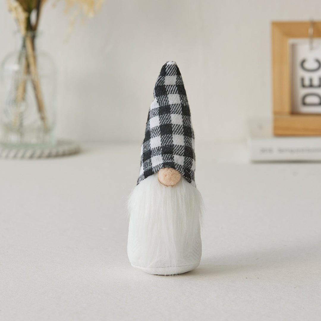 Christmas elf figure with snowflake hat
