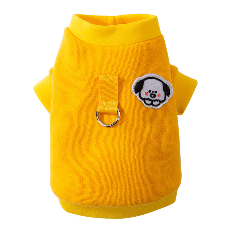 Cartoon Hoodie for Dogs and Cats with Leash