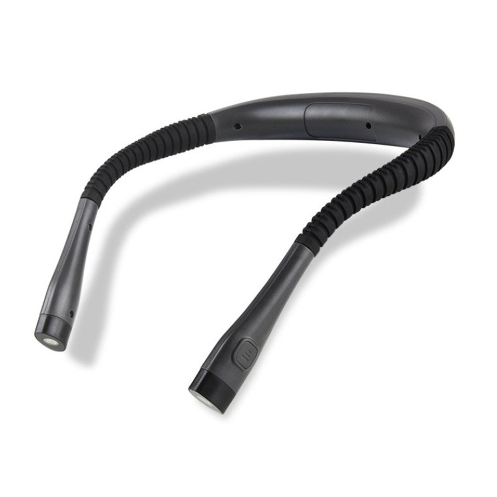 LED neck light with two light colors, USB-C