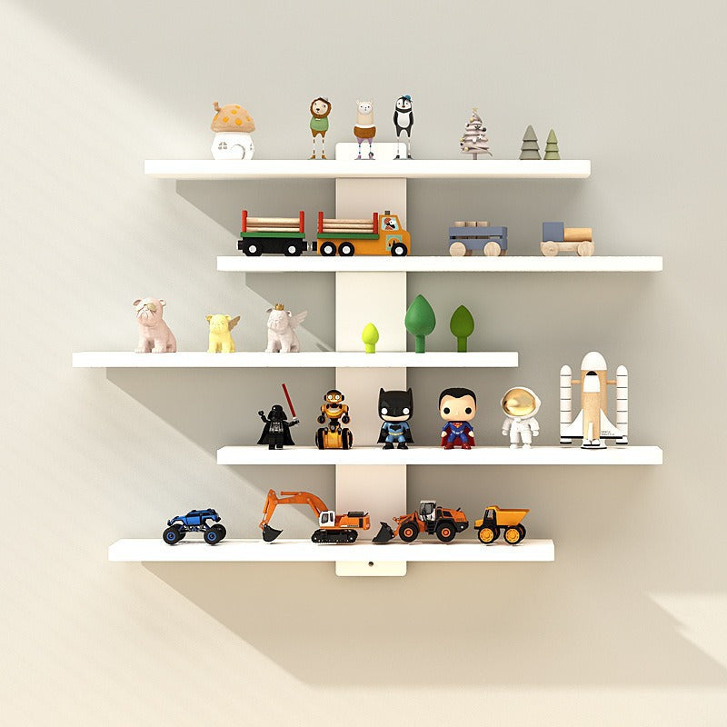 Corner shelf made of dense plywood, multi-layered