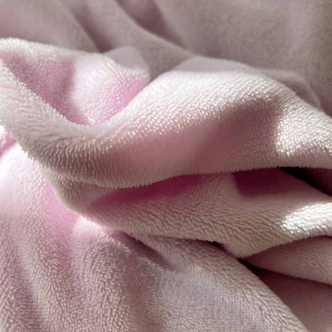 Winter bed linen set made of milk fiber fleece, double-sided