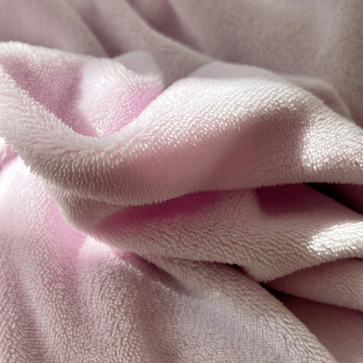 Winter bed linen set made of milk fiber fleece, double-sided