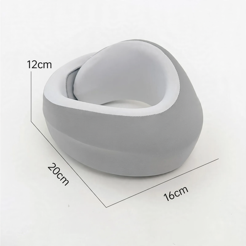 Neck support pillow U shape with memory foam