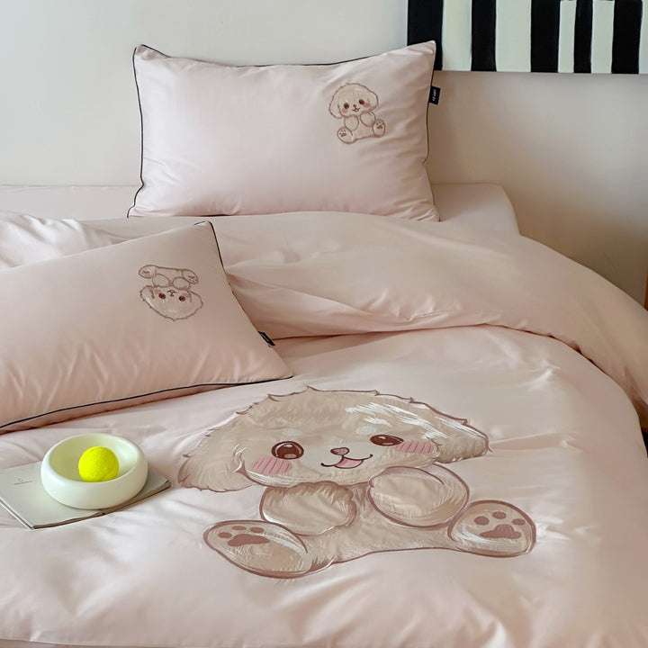 Cotton bedding set, cartoon design, 100s yarn