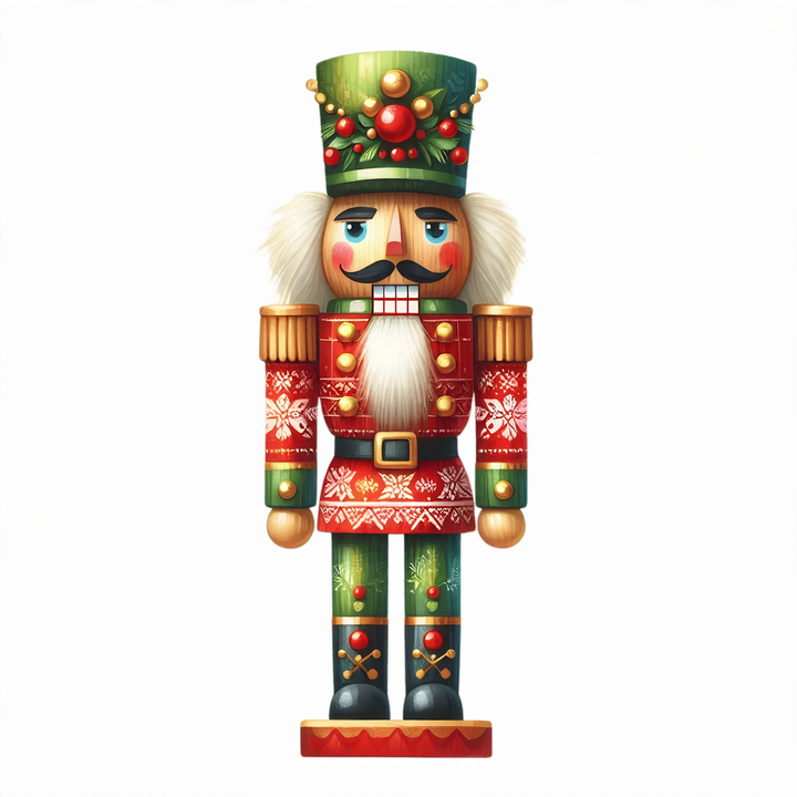 Nutcracker wooden sign for garden and entrance