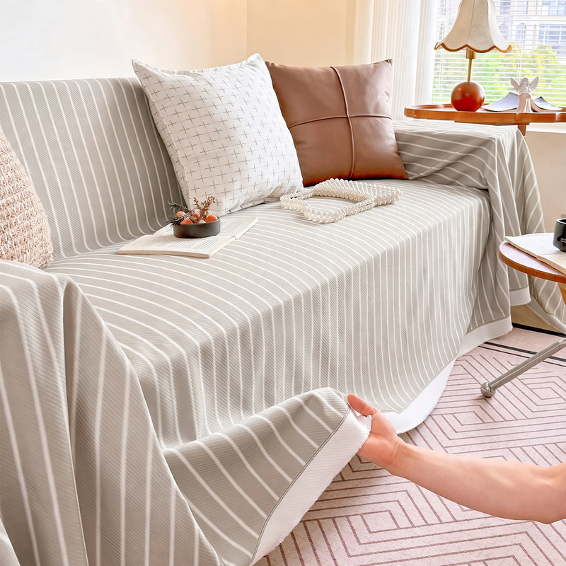 Sofa cover with cooling effect, 180×110 cm to 180×300 cm