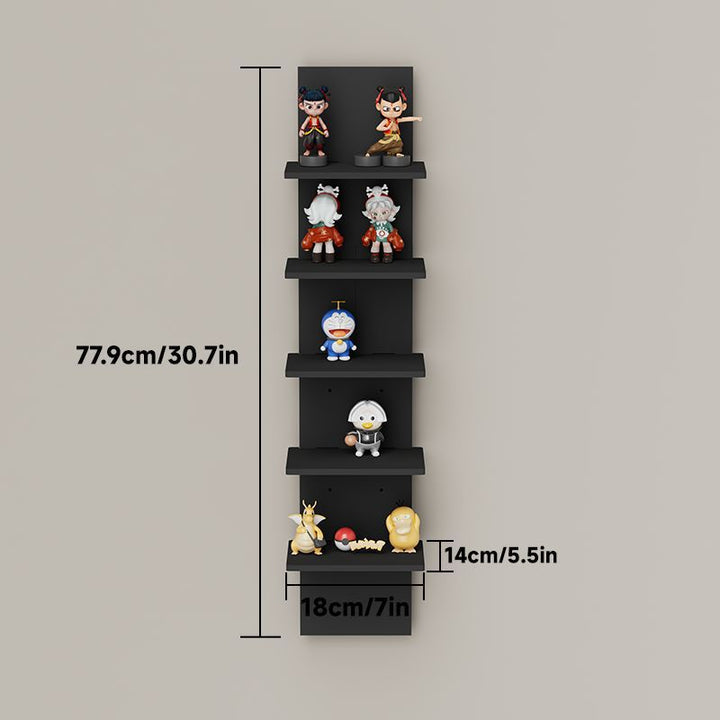 Corner shelf made of dense plywood, multi-layered