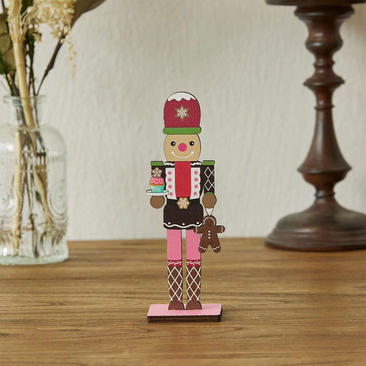 Decorative wooden nutcracker soldier for Christmas