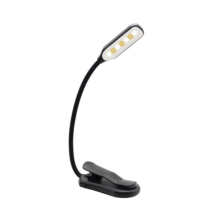 LED clamp lamp with USB charging function
