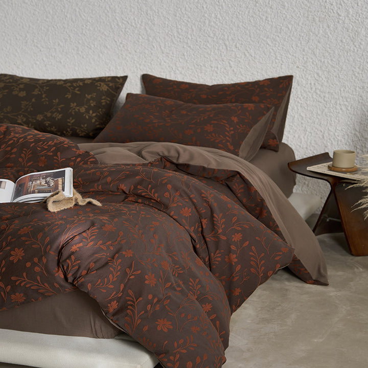 Vintage Bedding Set, Cotton, Jacquard Look