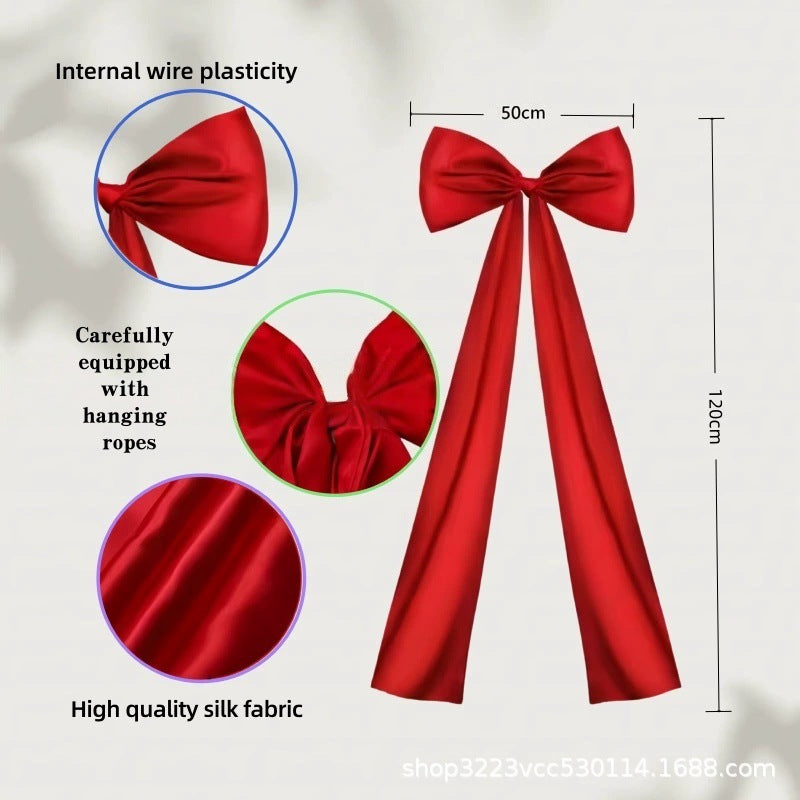 Decorative Christmas bow for tree and decoration
