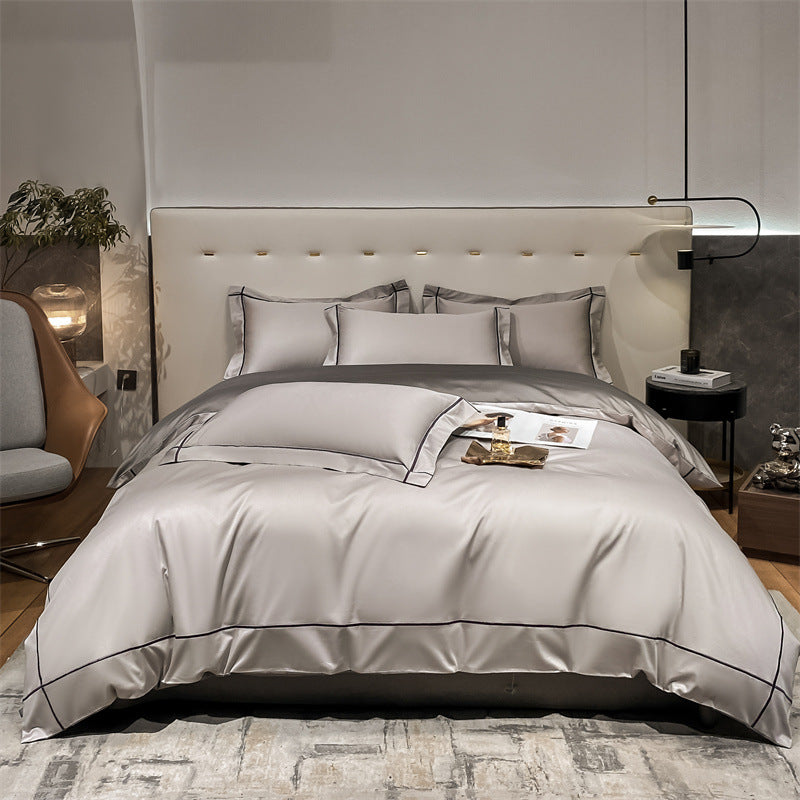 Luxurious bedding set, long-staple cotton, satin weave