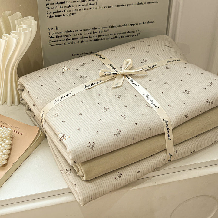 Cotton gauze bedding, 4-piece, summer