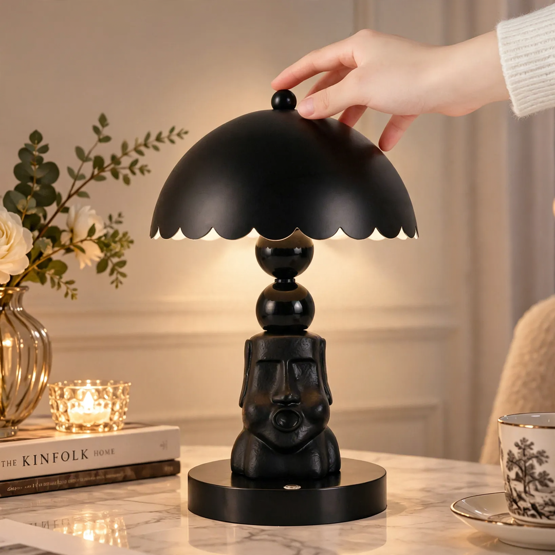 Moai table lamp ZHTJ038, touch-controlled, dimmable