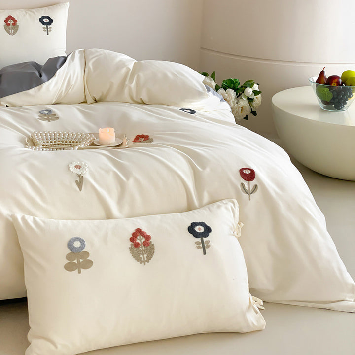 Bedding set made of Xinjiang cotton, brushed, 100s