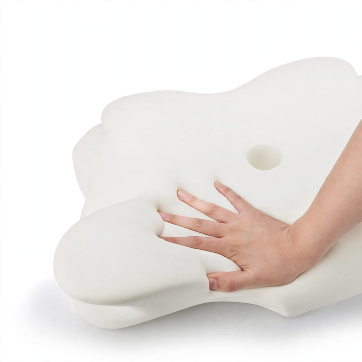 Butterfly-shaped neck support pillow made of memory foam
