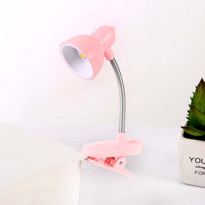 Mini LED clamp lamp, eye-friendly, flexible neck