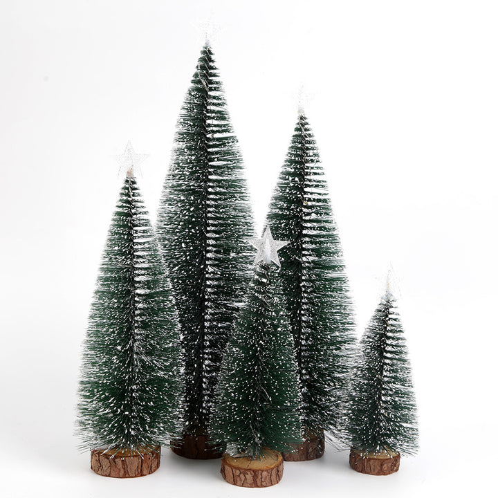 Mini Christmas tree with LED lighting and star