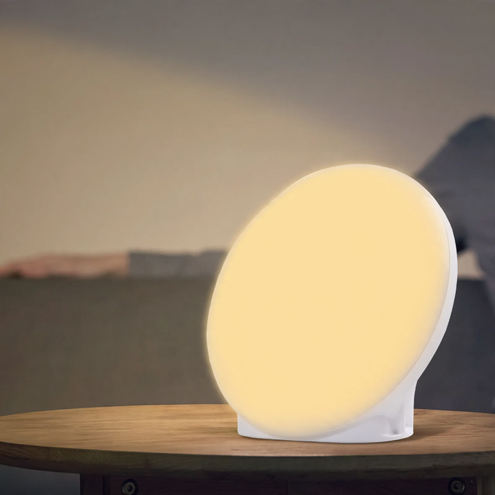 SAD-Light therapy lamp, round, with music function
