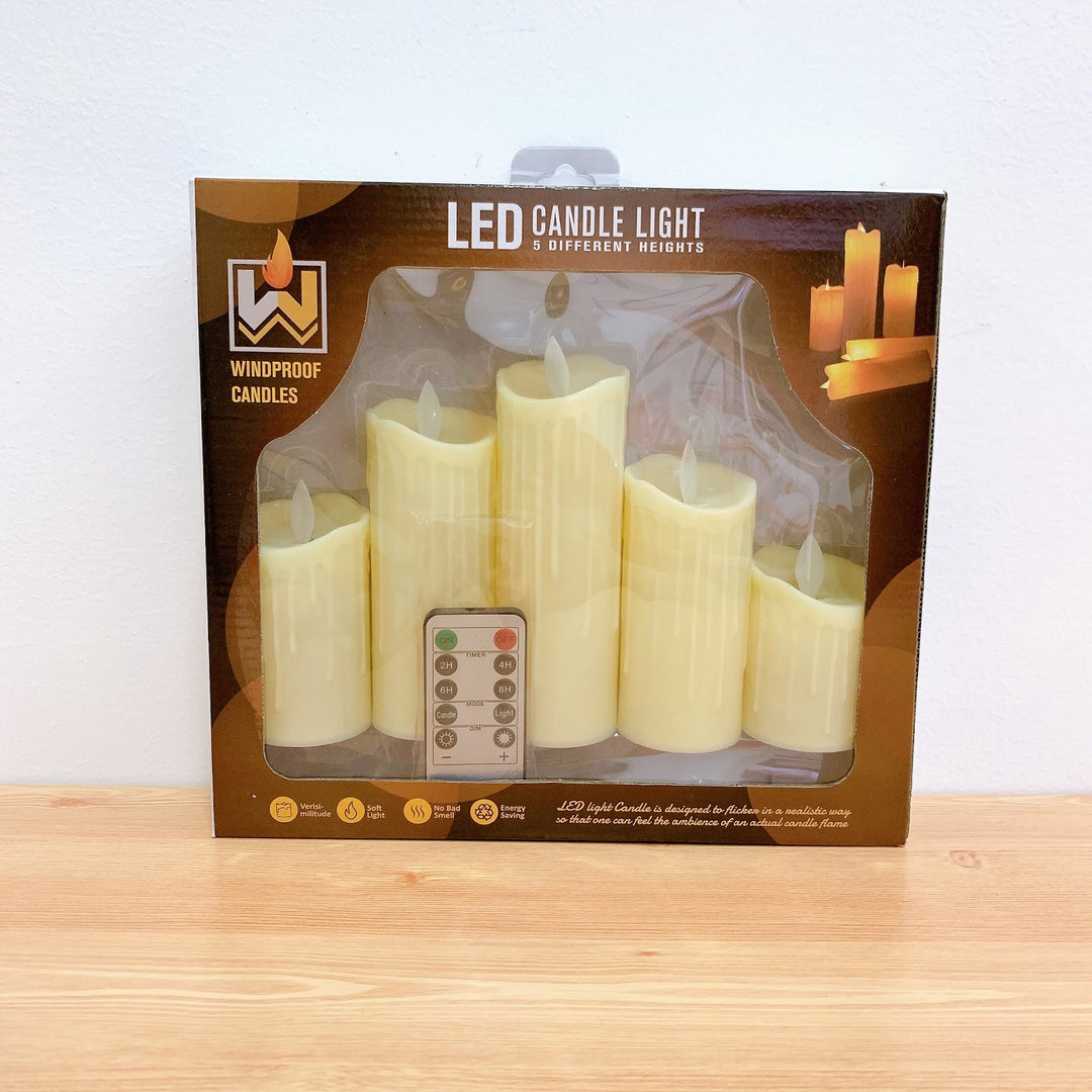 LED Real Wax Look Candle with Flicker Effect