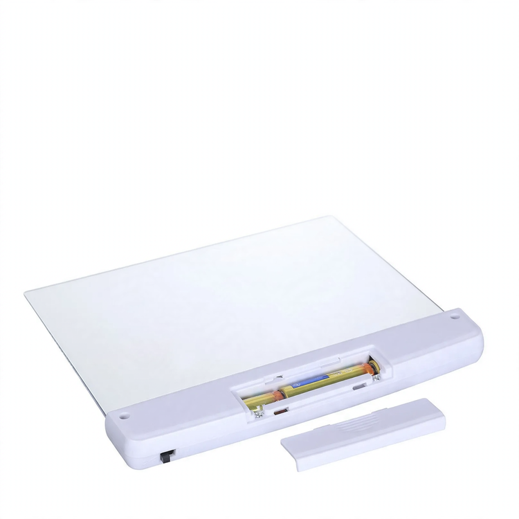 Flat LED reading lamp for books