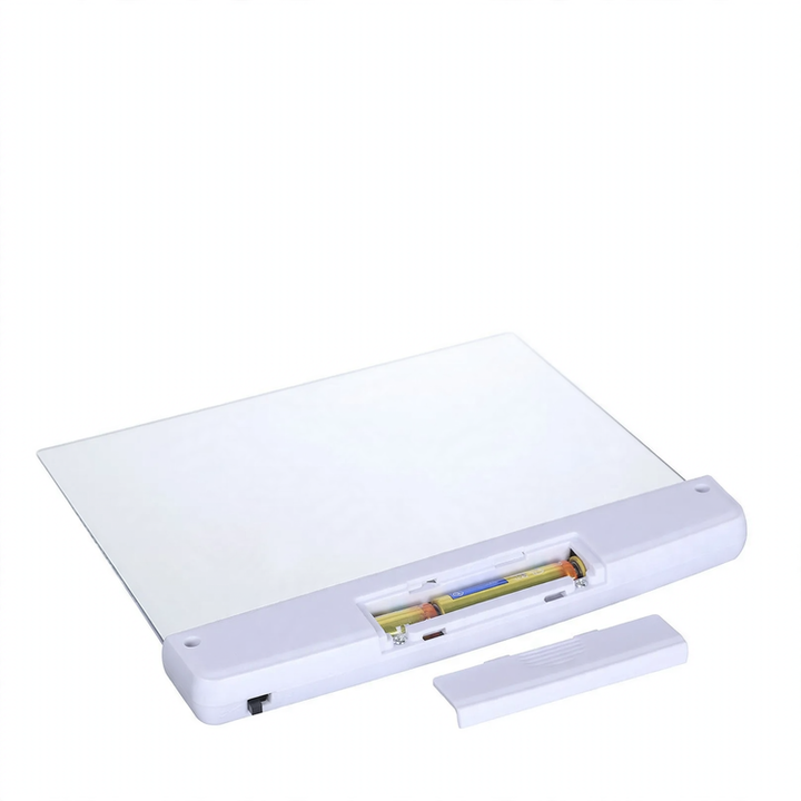 Flat LED reading lamp for books