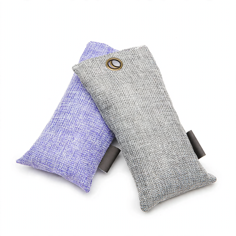Activated carbon bags for odor neutralization in shoes