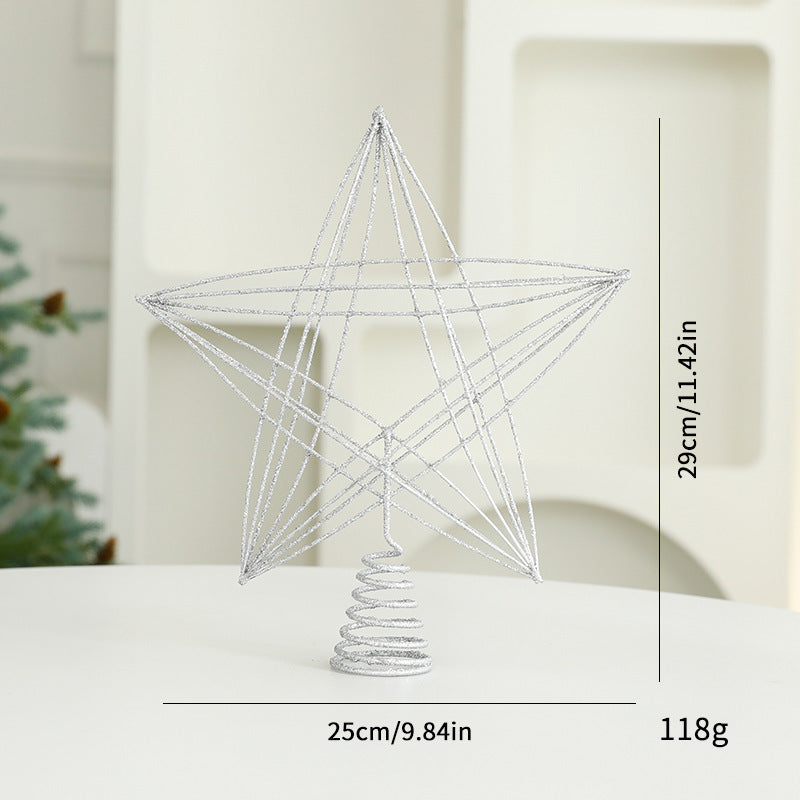Christmas tree topper made of iron