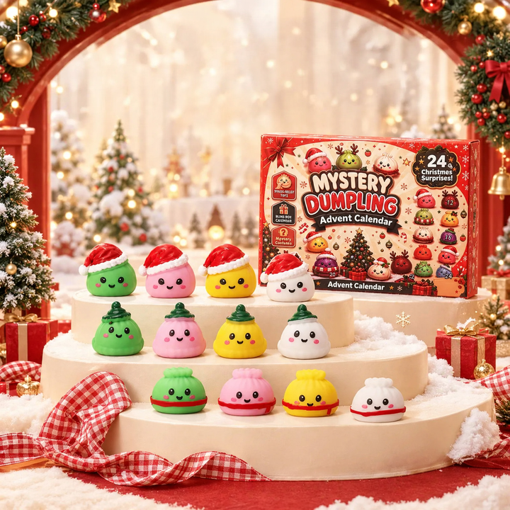Christmas Advent Calendar with Surprise Figures