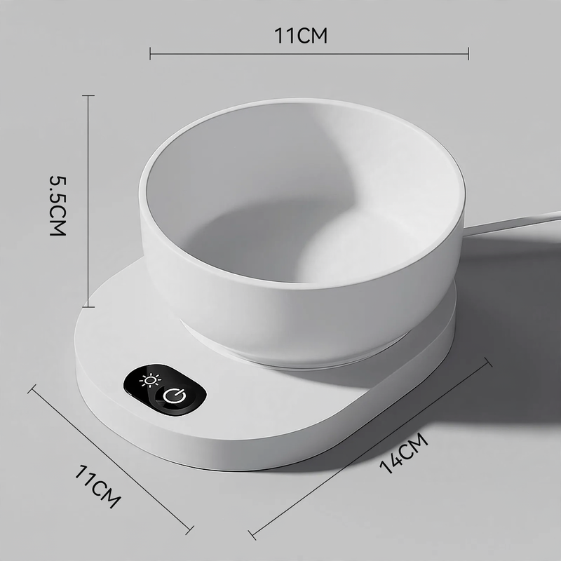 Ceramic heating bowl for cats and dogs