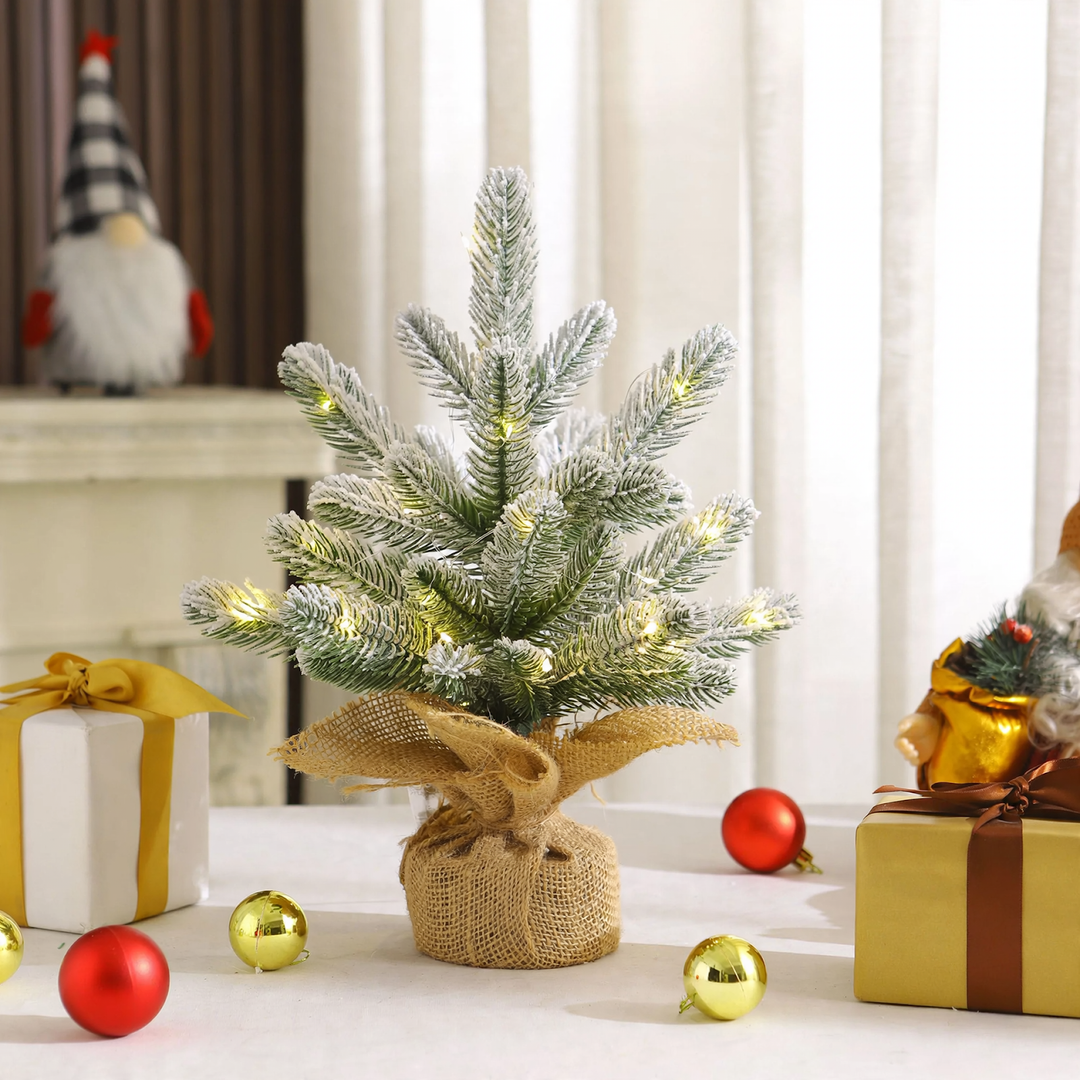 Mini Christmas tree made of PE, 35 cm, snow-covered