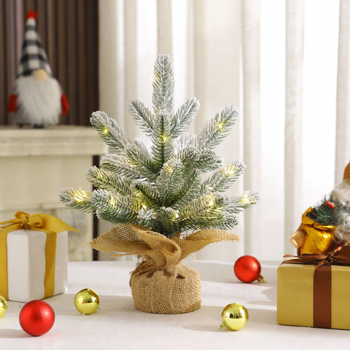 Mini Christmas tree made of PE, 35 cm, snow-covered