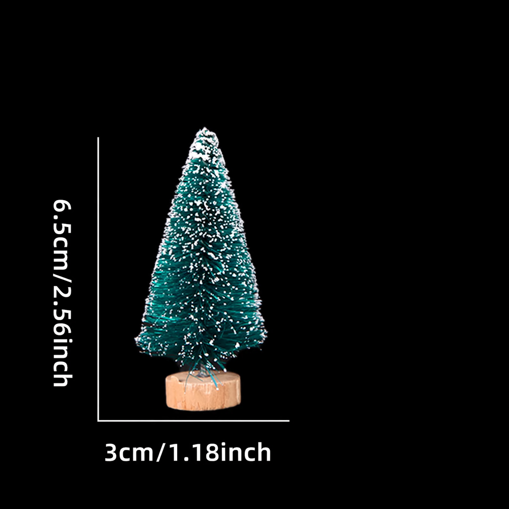 Mini Christmas tree made of sisal, table decoration