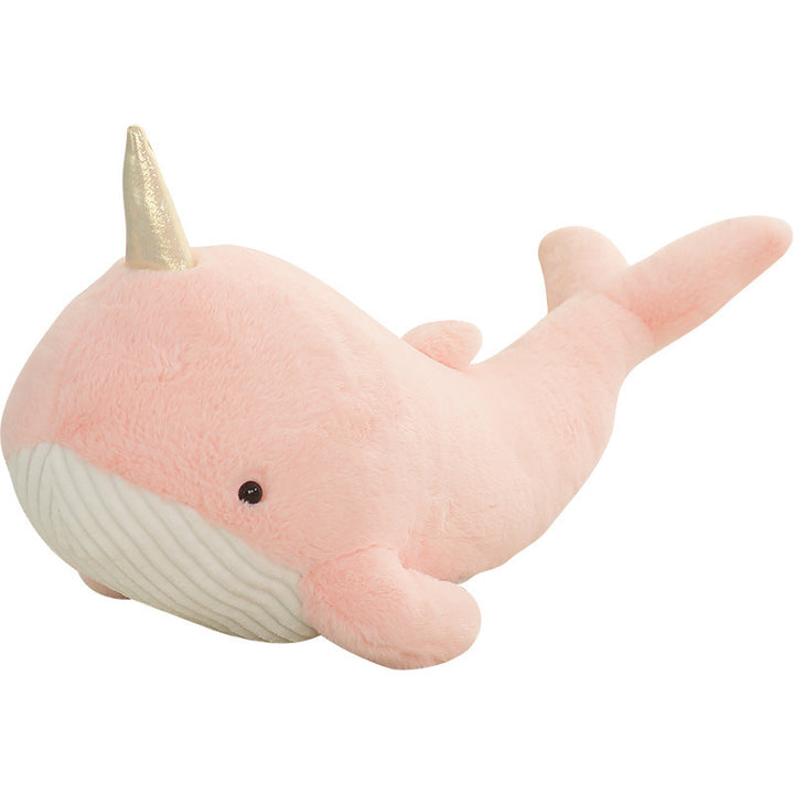 Plush whale and shark cushion, various sizes