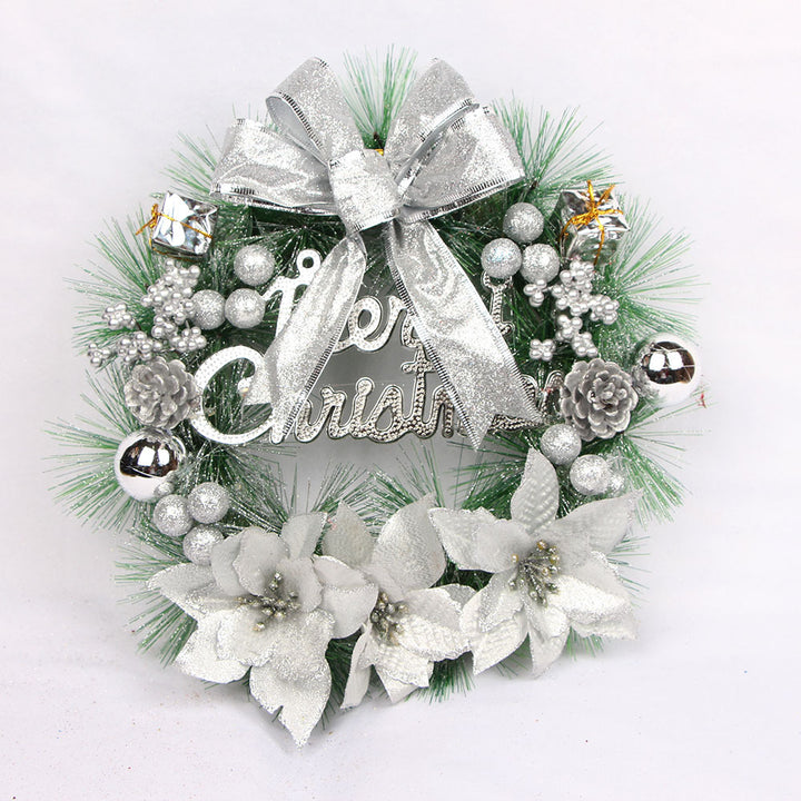 Christmas wreath made of pine needles, 30 cm, handmade