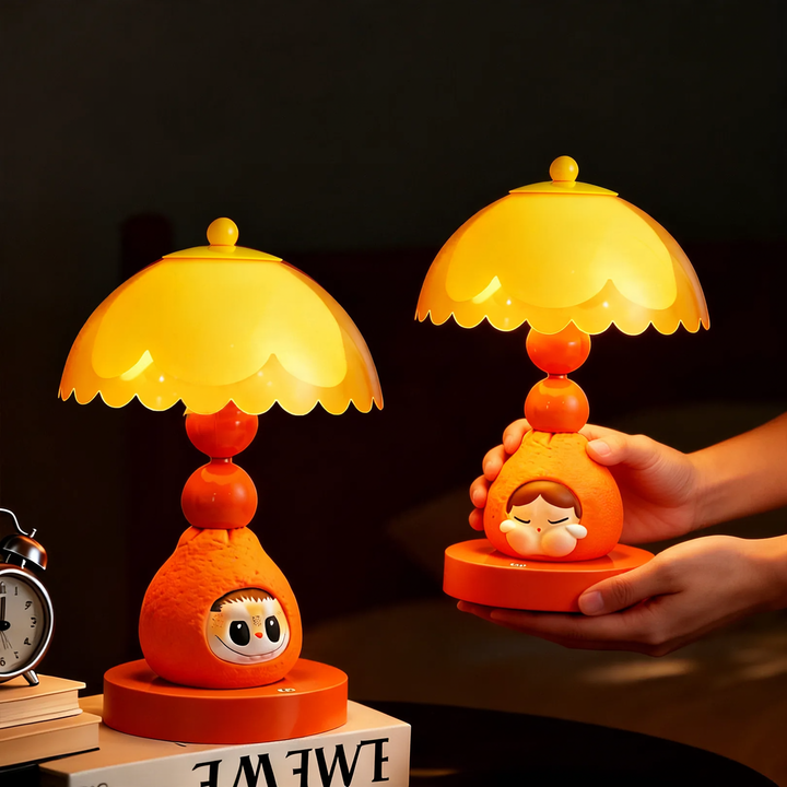 Mandarin table lamp in cartoon design