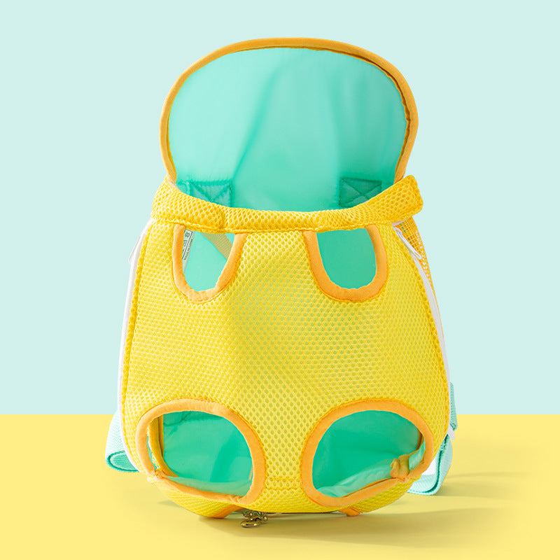 Portable pet bag, chest pouch