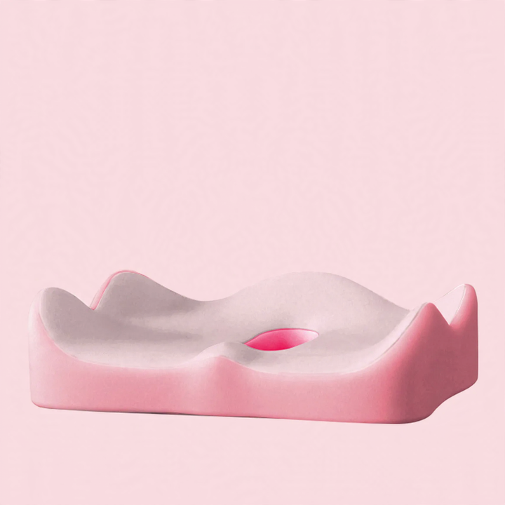 Coccyx relief cushion made of memory foam