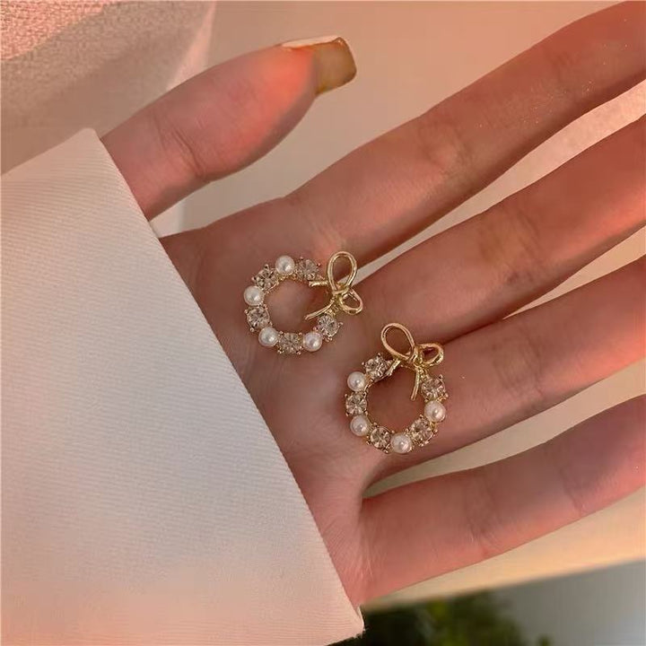 Earrings made of 925 silver with geometric design