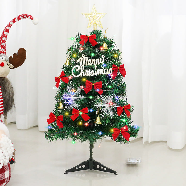 Mini Christmas tree, 60 cm, PVC, illuminated