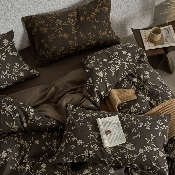 Vintage Bedding Set, Cotton, Jacquard Look