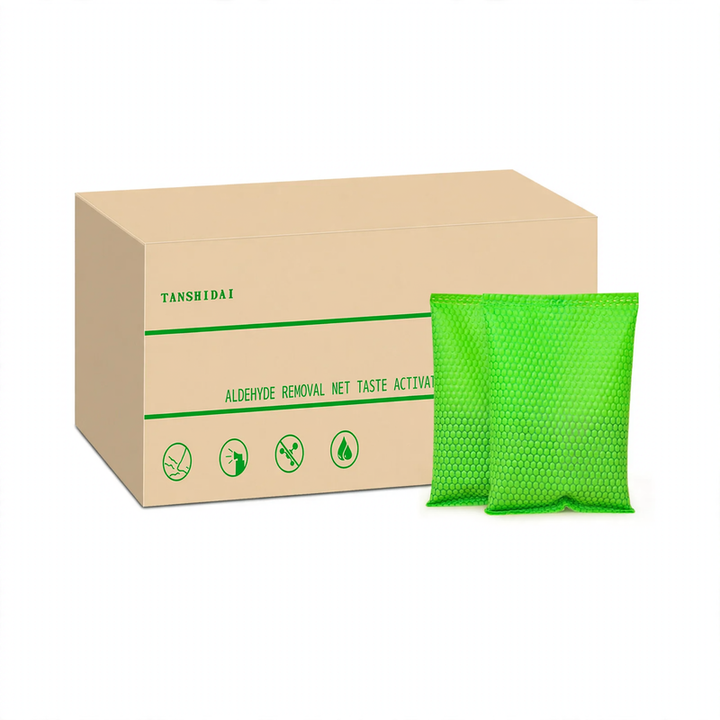 Activated carbon bags with nanominerals for air purification