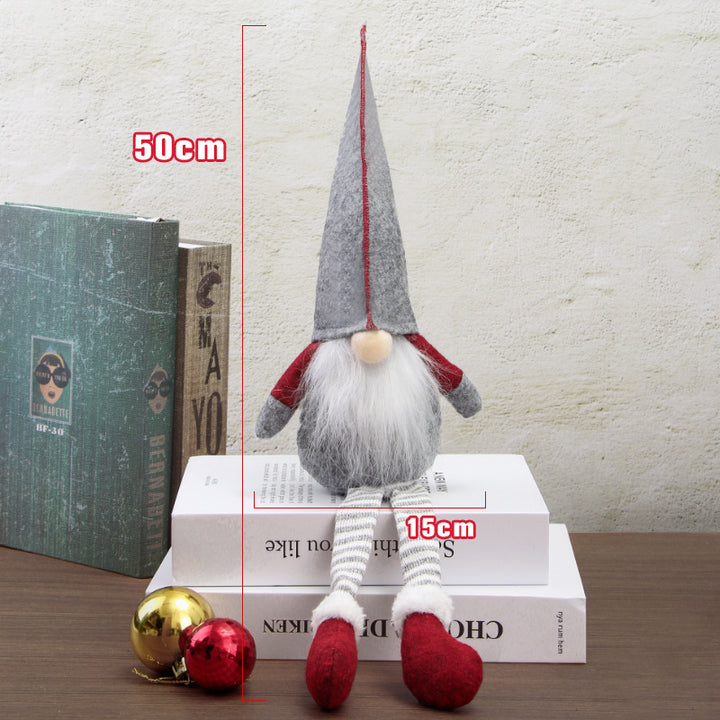 Christmas Elf Figure with Long Legs