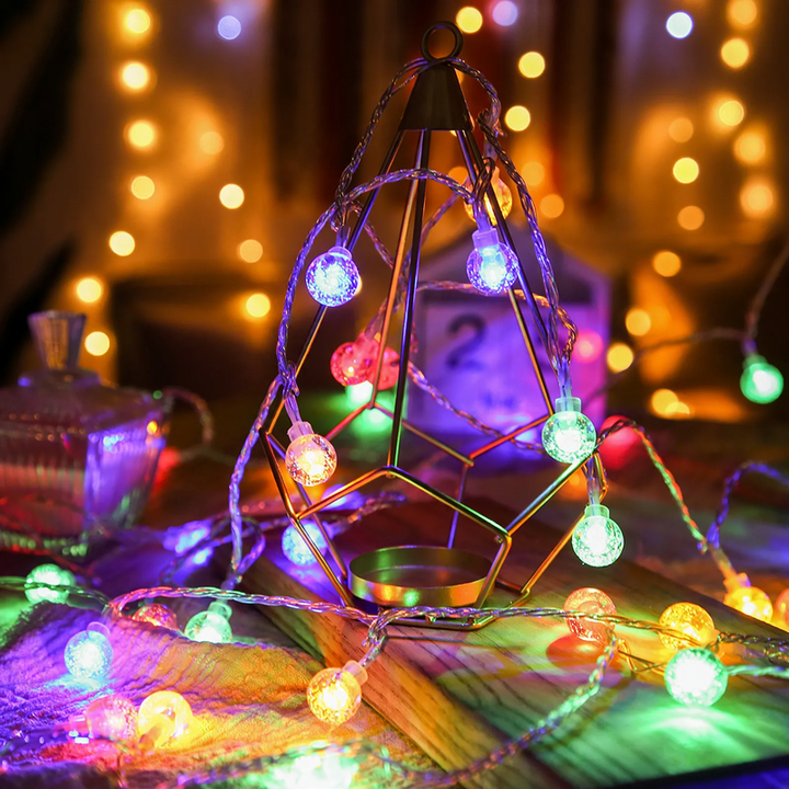 LED string lights for decoration and ambiance