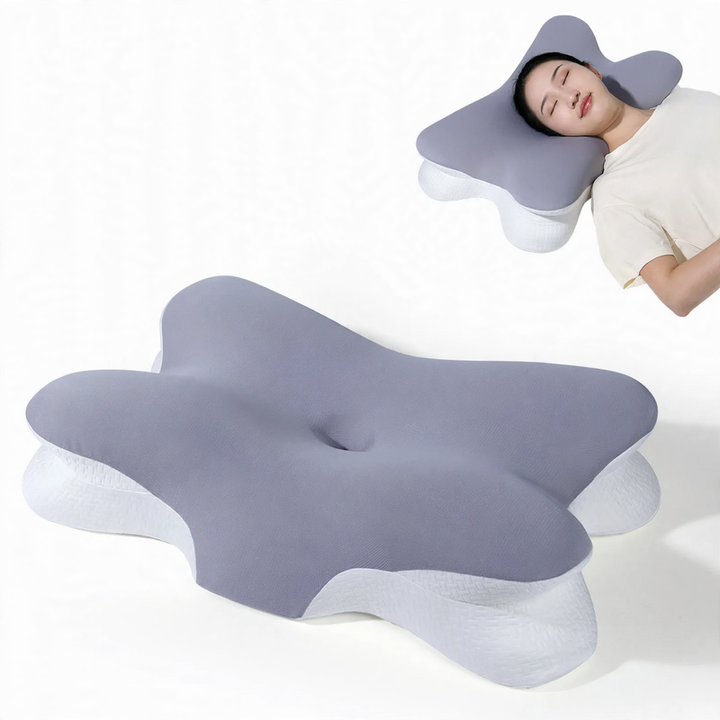 Memory Foam Butterfly Pillow for Side Sleepers