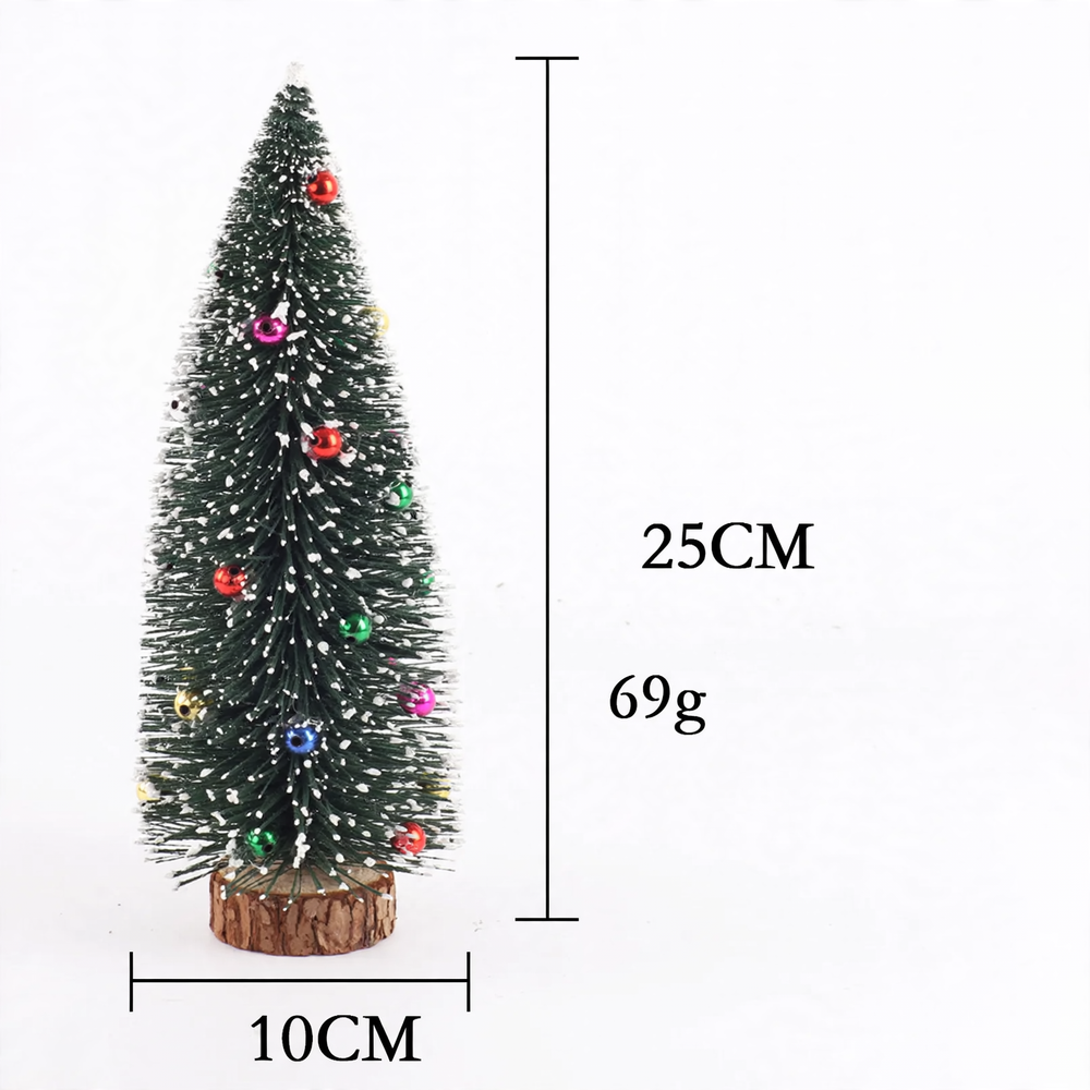 Mini Christmas tree made of pine needles, various colors